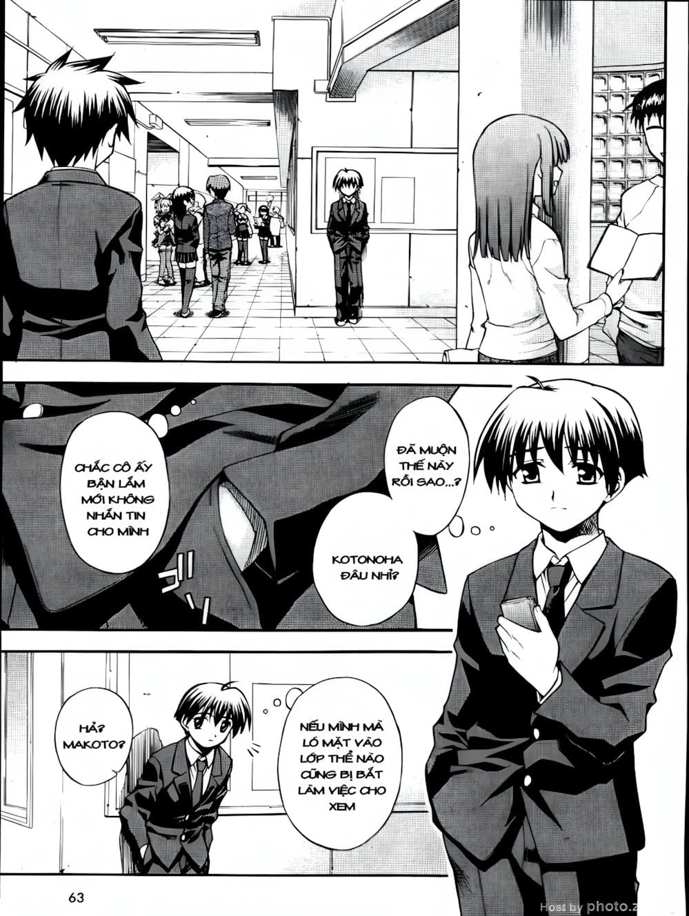 Truyện Tranh Học Đường - School Days trang 6