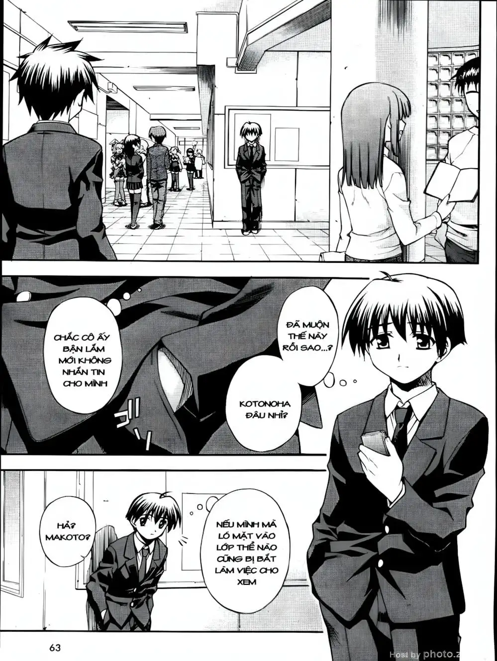 Truyện Tranh Học Đường - School Days trang 6