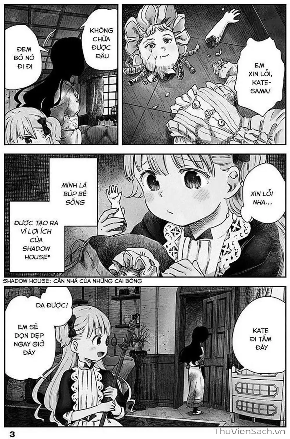 Truyện Tranh Gia Tộc Bóng Đêm - Shadows House trang 5
