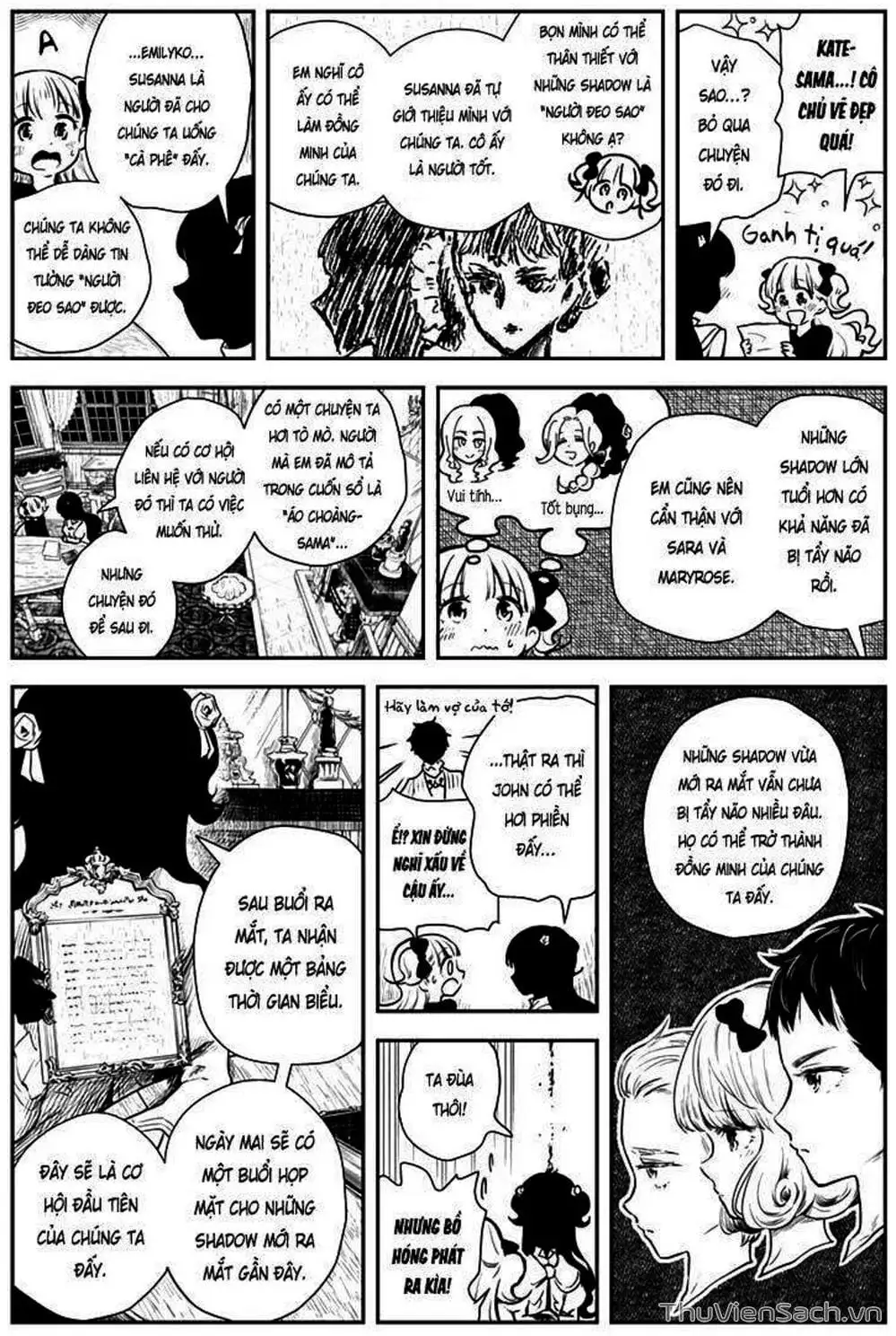 Truyện Tranh Gia Tộc Bóng Đêm - Shadows House trang 5