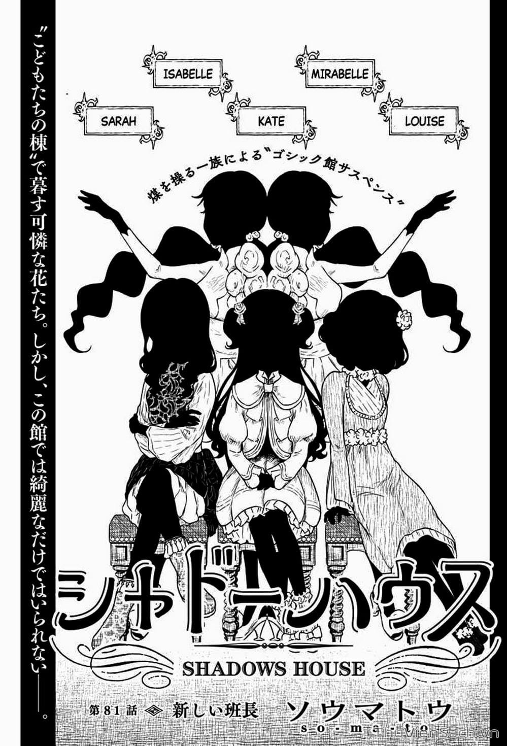 Truyện Tranh Gia Tộc Bóng Đêm - Shadows House trang 5