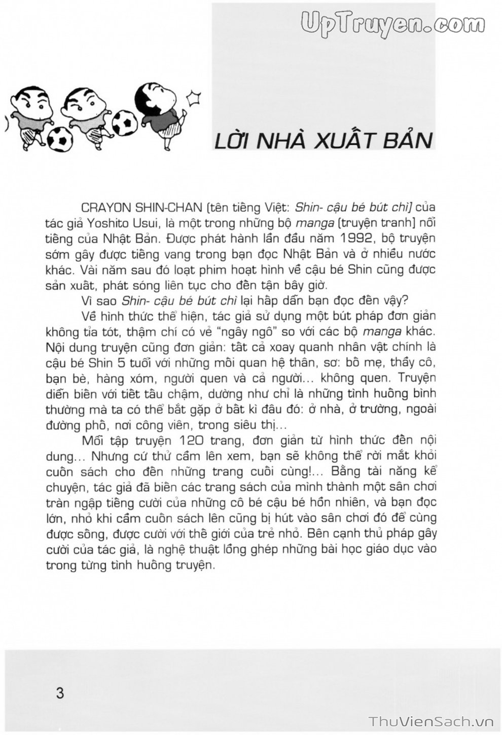 Truyện Tranh Shin - Cậu Bé Bút Chì trang 3