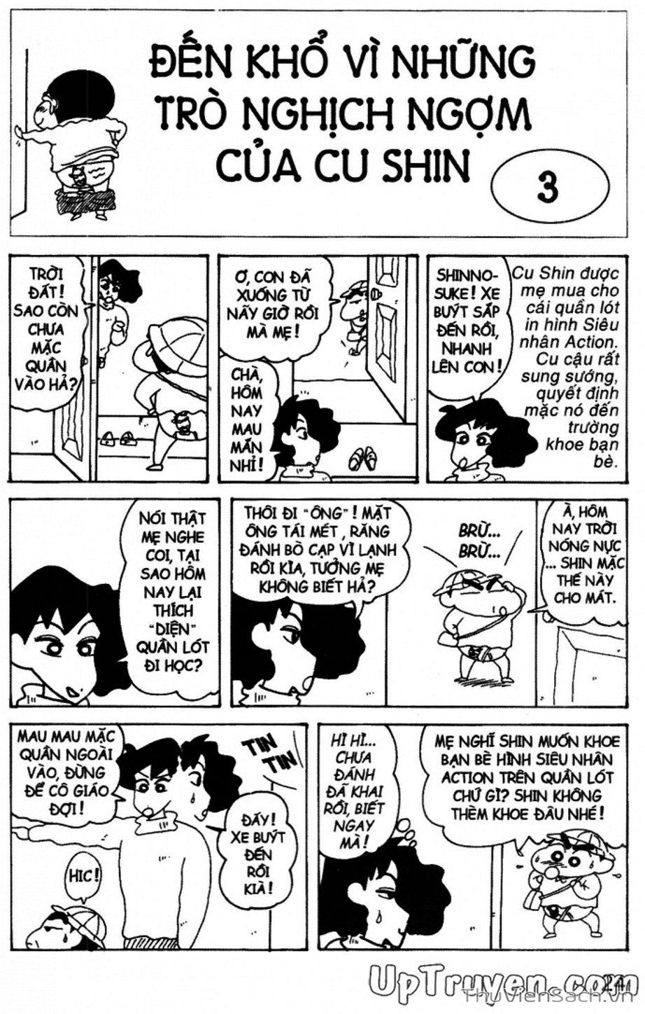 Truyện Tranh Shin - Cậu Bé Bút Chì trang 3