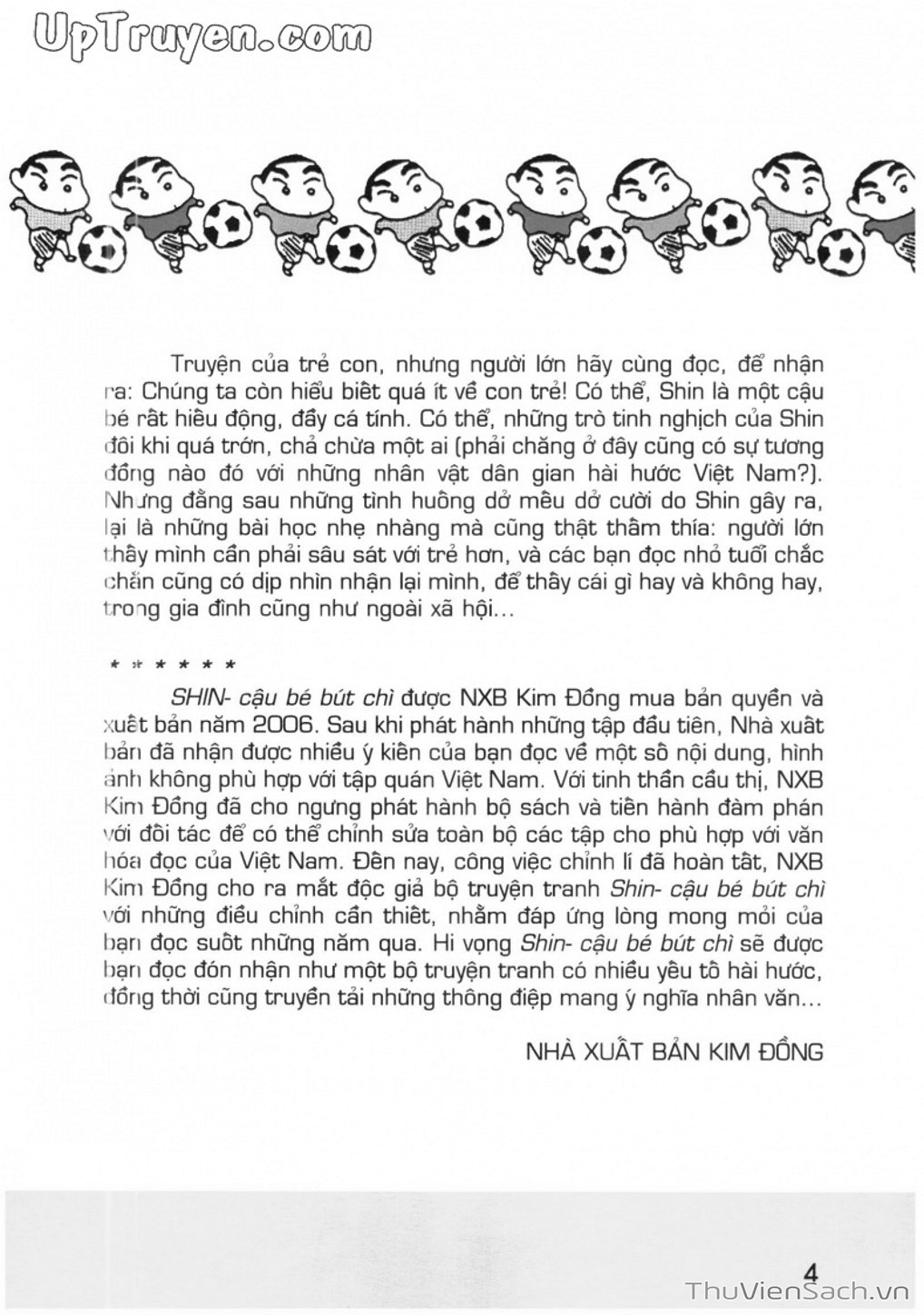 Truyện Tranh Shin - Cậu Bé Bút Chì trang 3