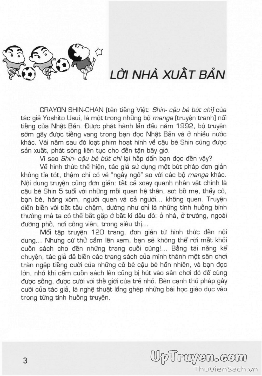 Truyện Tranh Shin - Cậu Bé Bút Chì trang 3