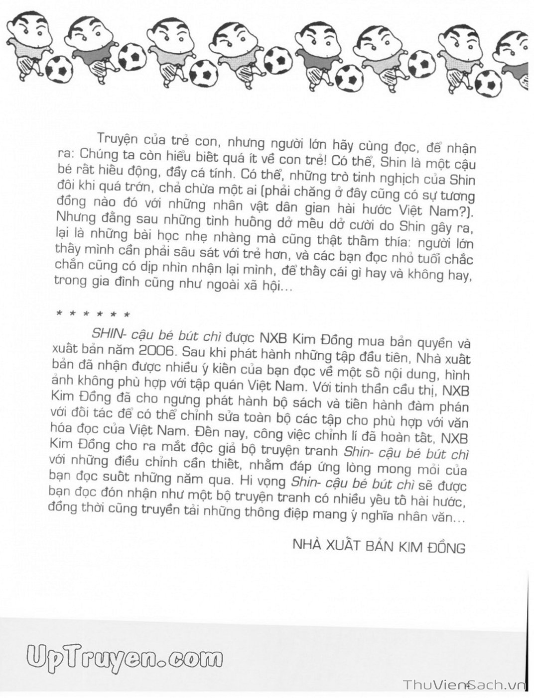 Truyện Tranh Shin - Cậu Bé Bút Chì trang 3