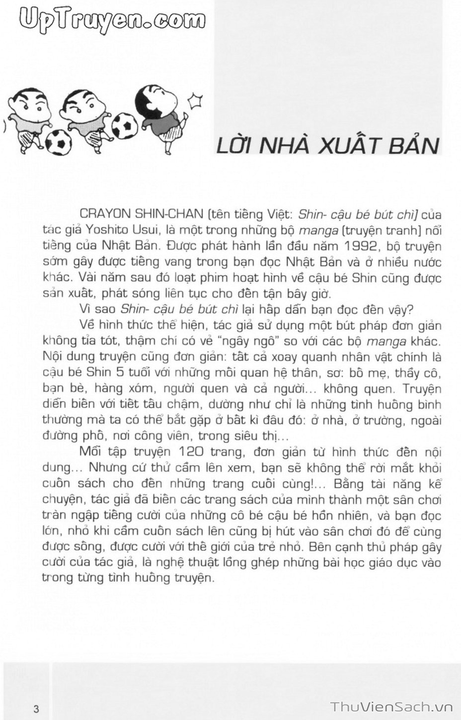 Truyện Tranh Shin - Cậu Bé Bút Chì trang 3