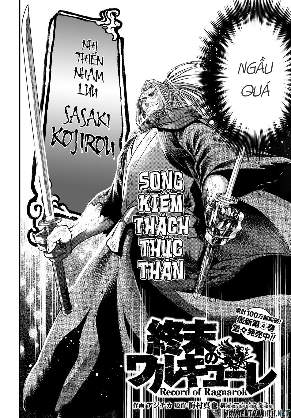 Truyện Tranh Cuộc Chiến Các Vị Thần - Shuumatsu No Valkyrie trang 6