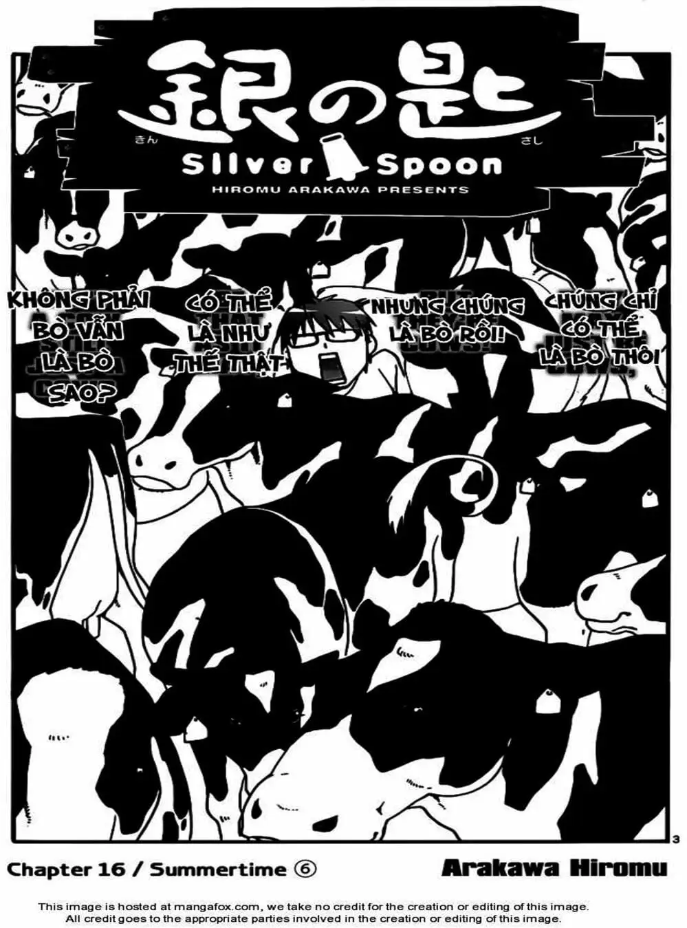 Truyện Tranh Chiếc Muỗng Bạc - Silver Spoon trang 4