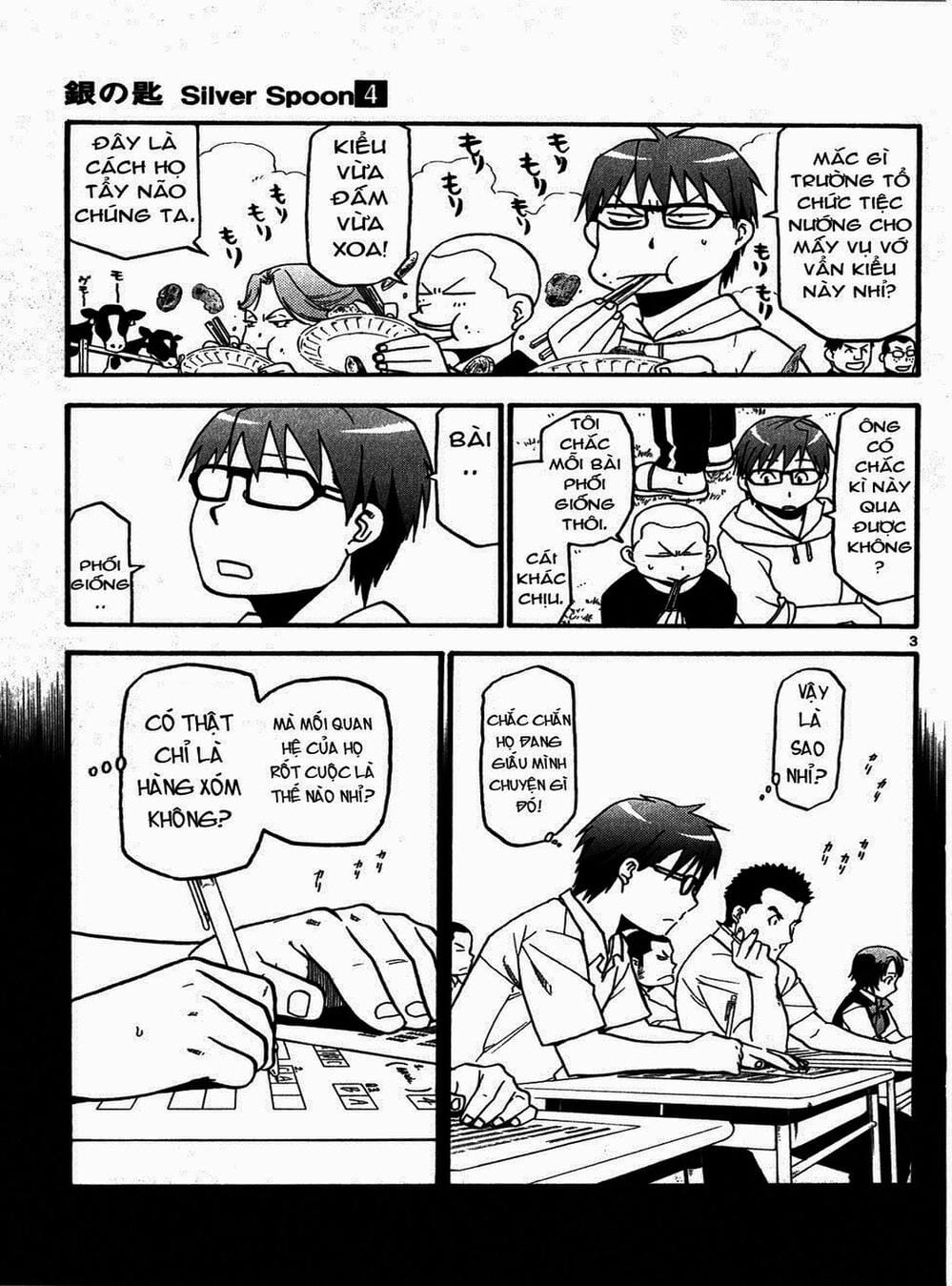 Truyện Tranh Chiếc Muỗng Bạc - Silver Spoon trang 4