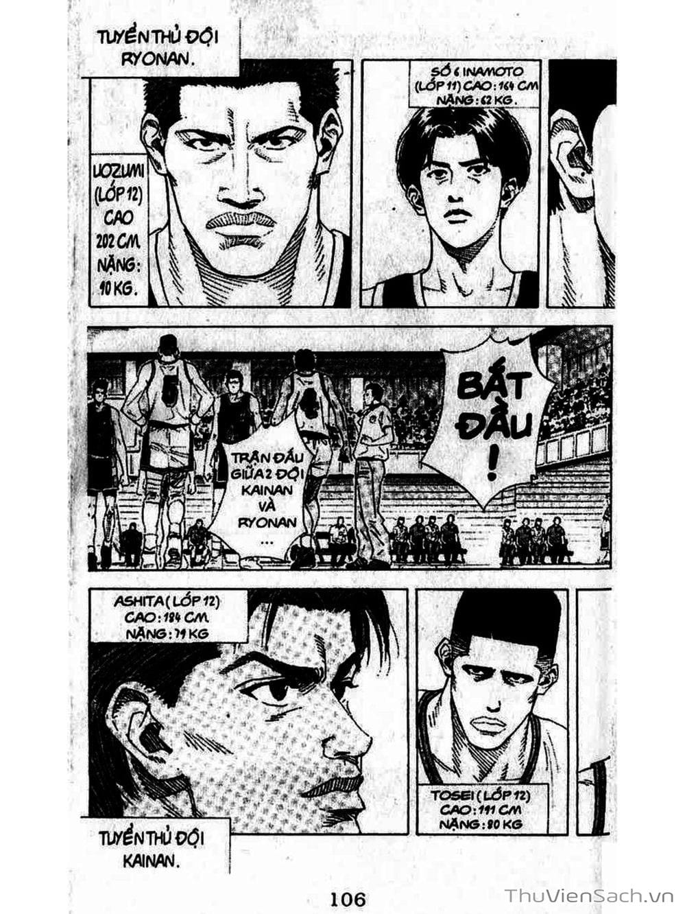 Truyện Tranh Cao Thủ Bóng Rổ - Slam Dunk trang 6