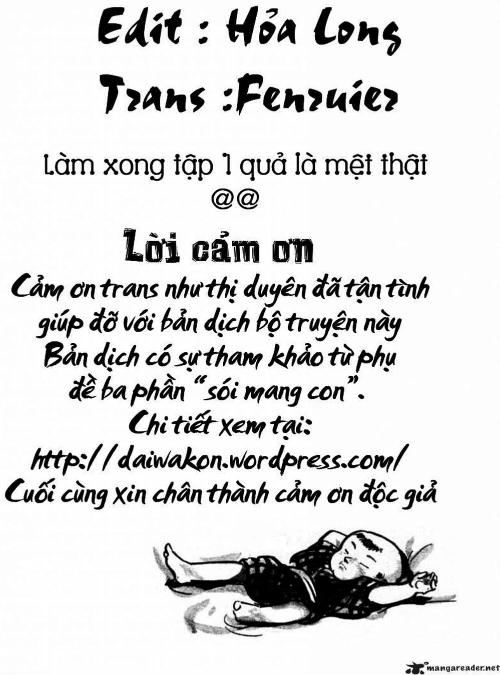 Truyện Tranh Sói Mang Con - Lone Wolf And Cub trang 5