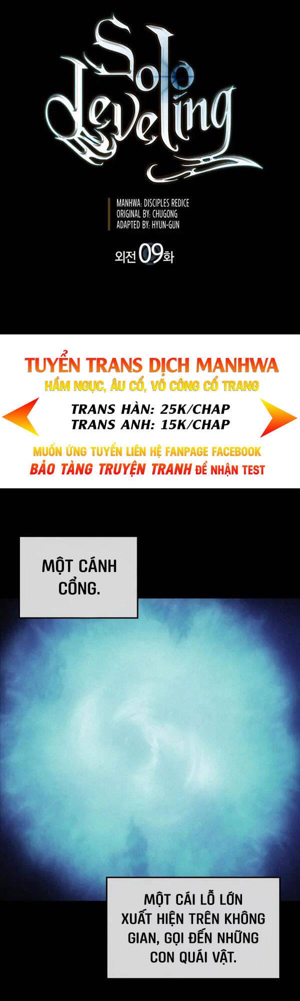 Truyện Tranh Tôi Thăng Cấp Một Mình - Solo Leveling trang 3