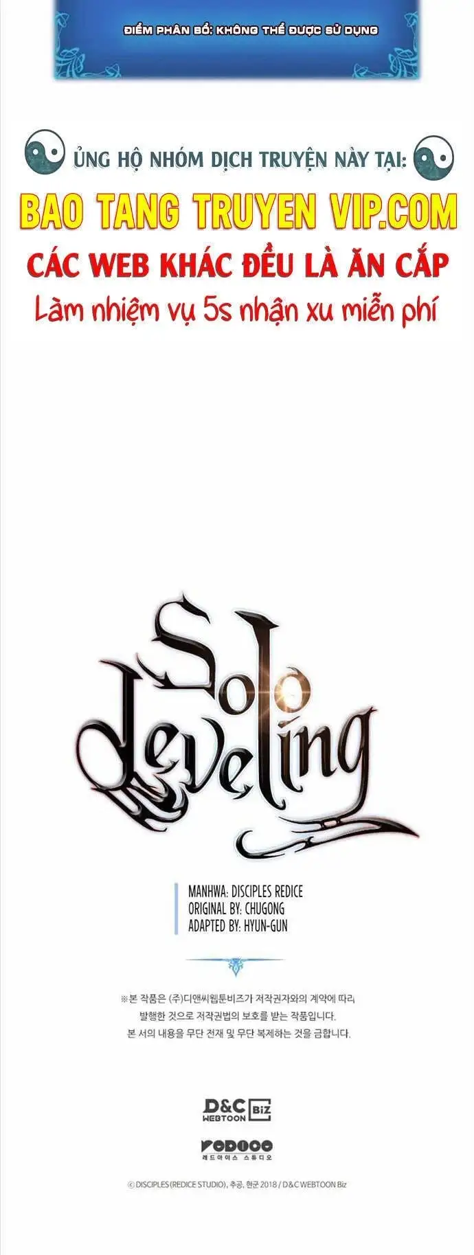 Truyện Tranh Tôi Thăng Cấp Một Mình - Solo Leveling trang 3