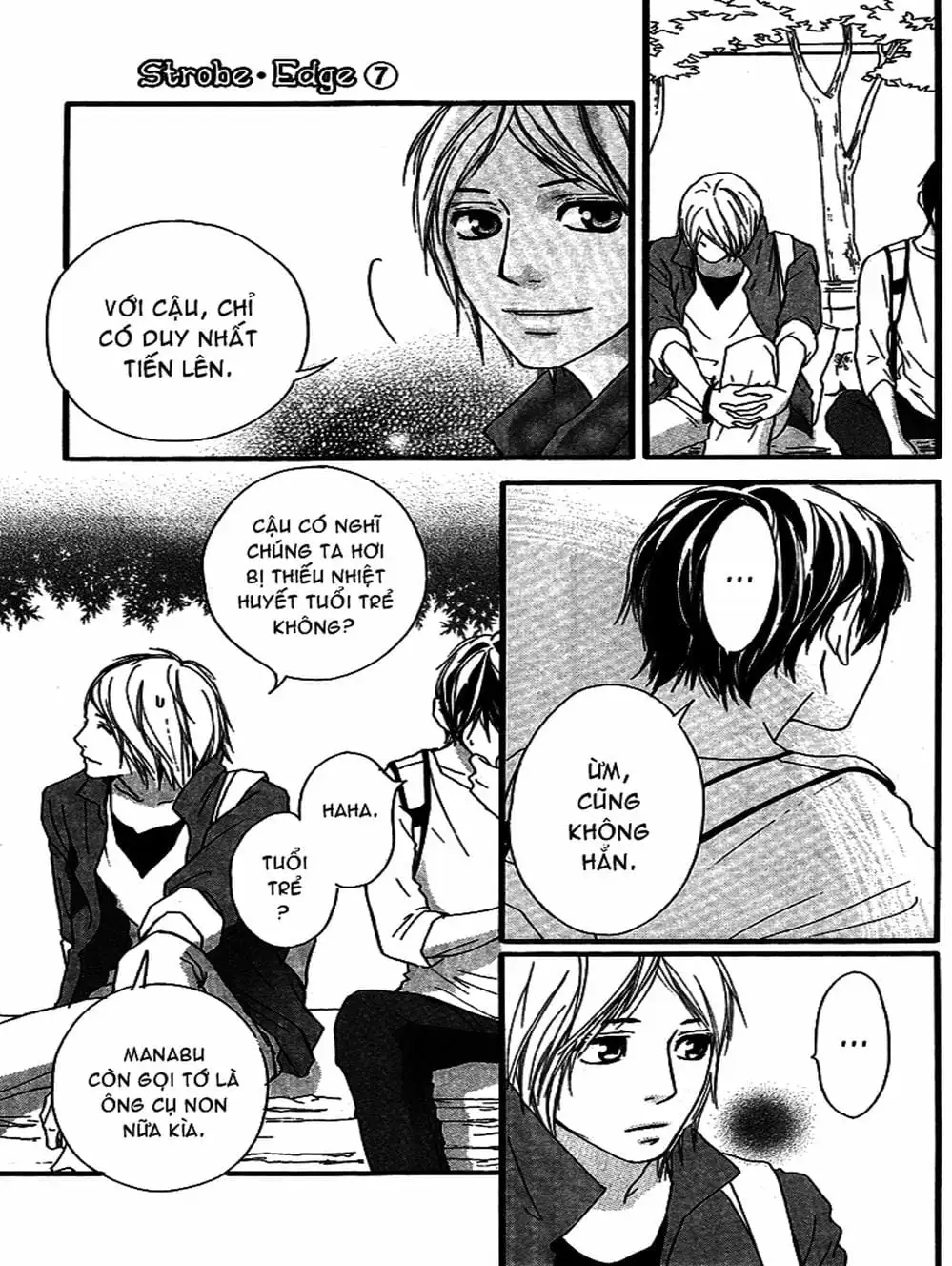 Truyện Tranh Tình Yêu Lấp Lánh - Strobe Edge trang 5