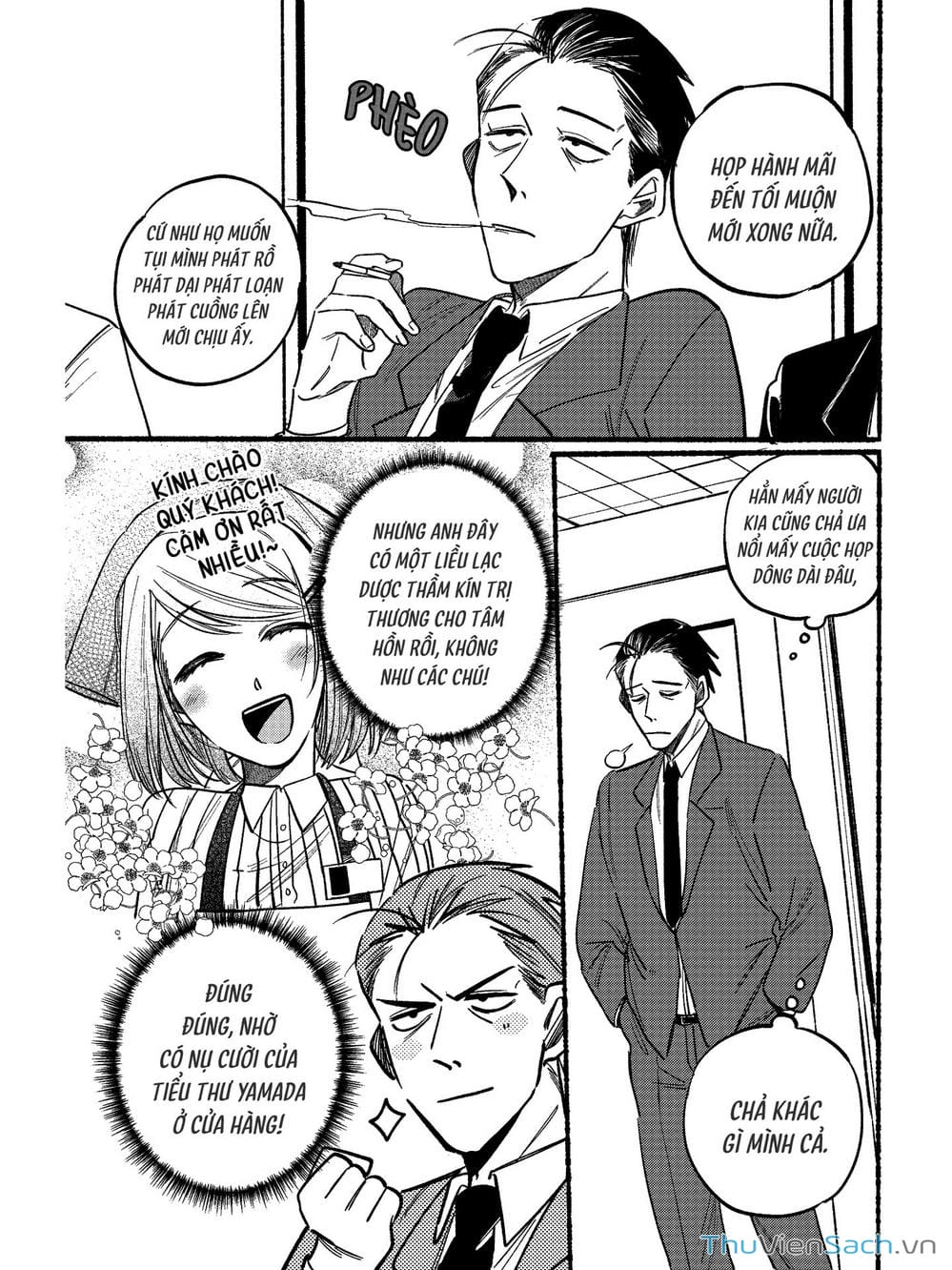 Truyện Tranh Tại Phía Sau Siêu Thị Cùng Em Hút Thuốc - Suupaa No Ura Yani Suu Hanashi trang 4