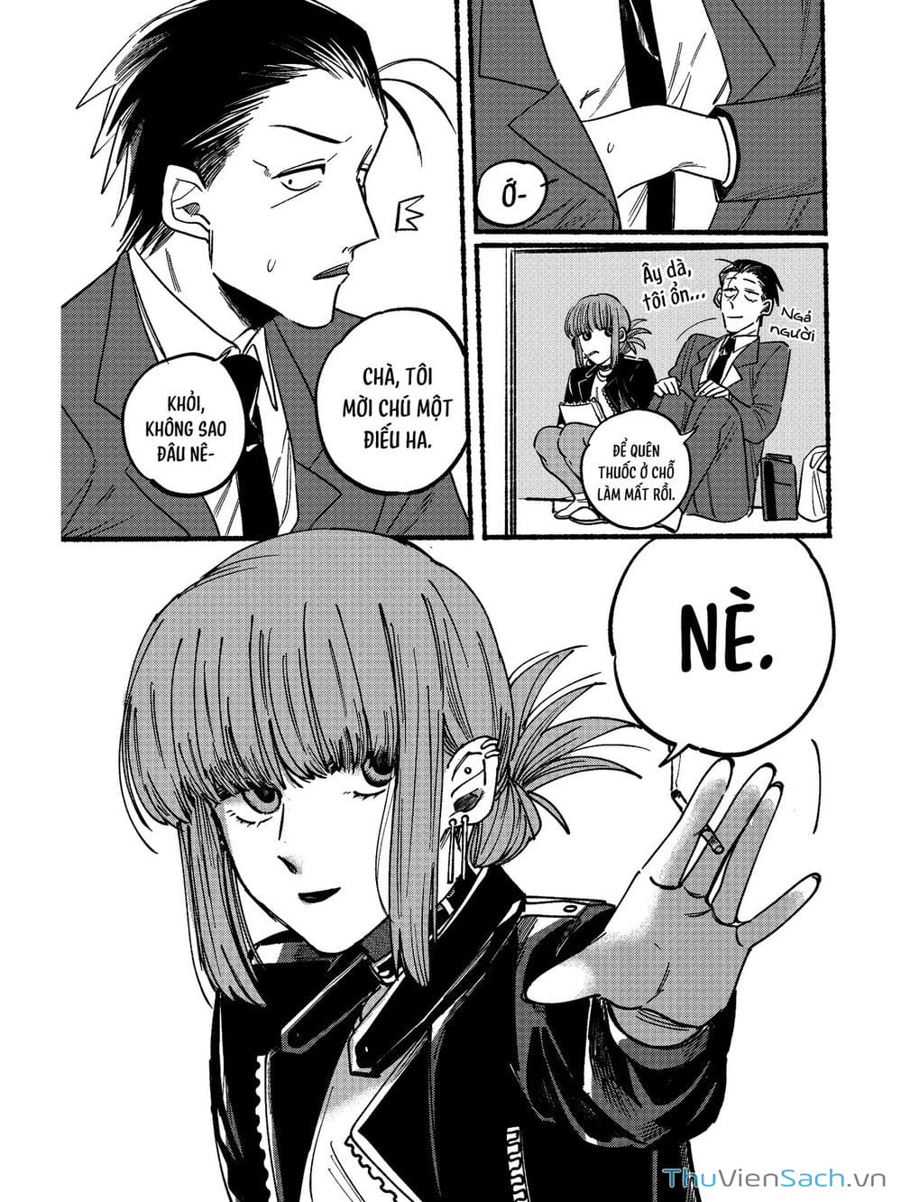 Truyện Tranh Tại Phía Sau Siêu Thị Cùng Em Hút Thuốc - Suupaa No Ura Yani Suu Hanashi trang 4