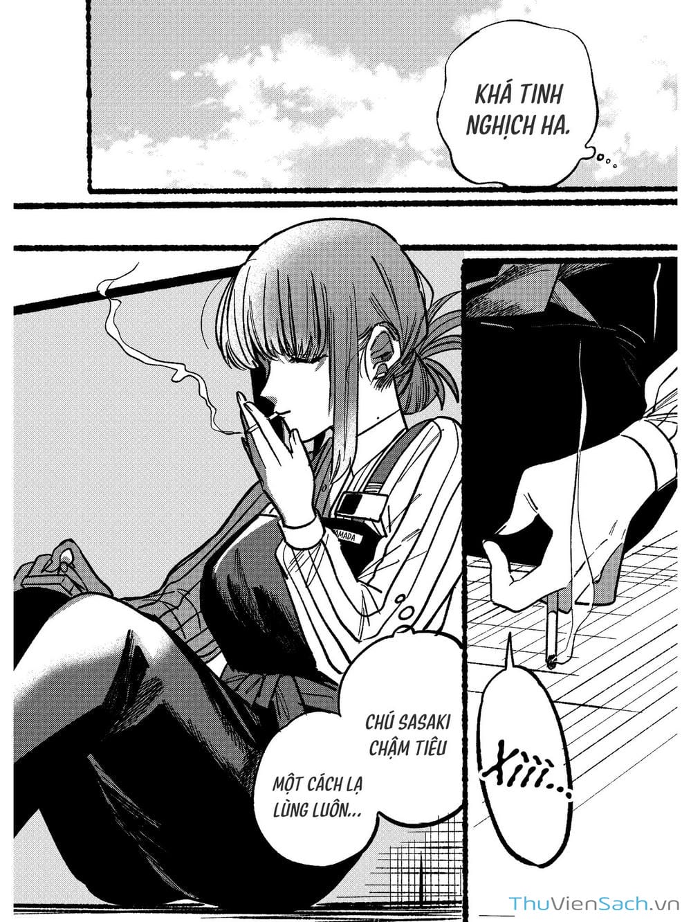 Truyện Tranh Tại Phía Sau Siêu Thị Cùng Em Hút Thuốc - Suupaa No Ura Yani Suu Hanashi trang 4