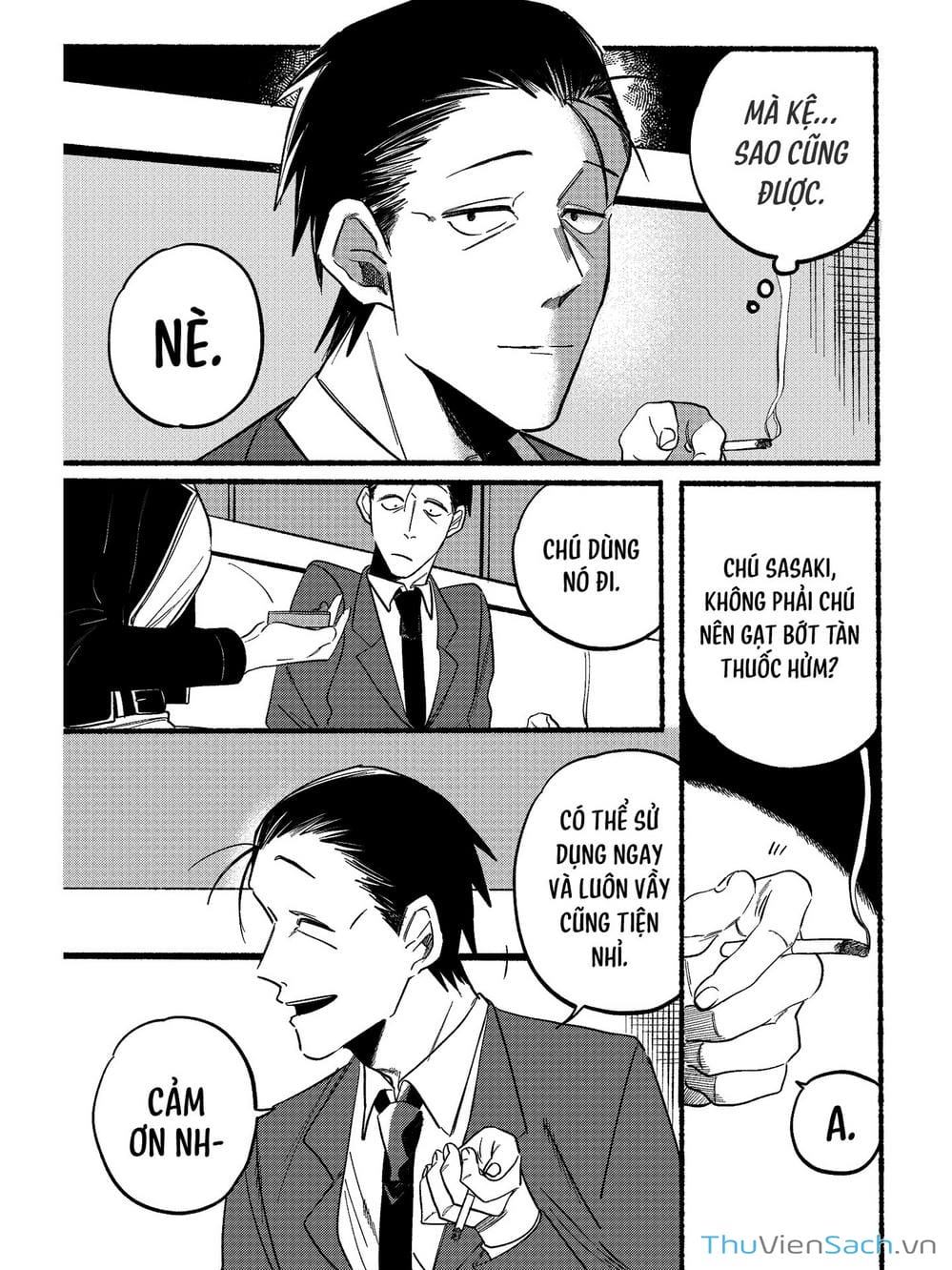 Truyện Tranh Tại Phía Sau Siêu Thị Cùng Em Hút Thuốc - Suupaa No Ura Yani Suu Hanashi trang 4