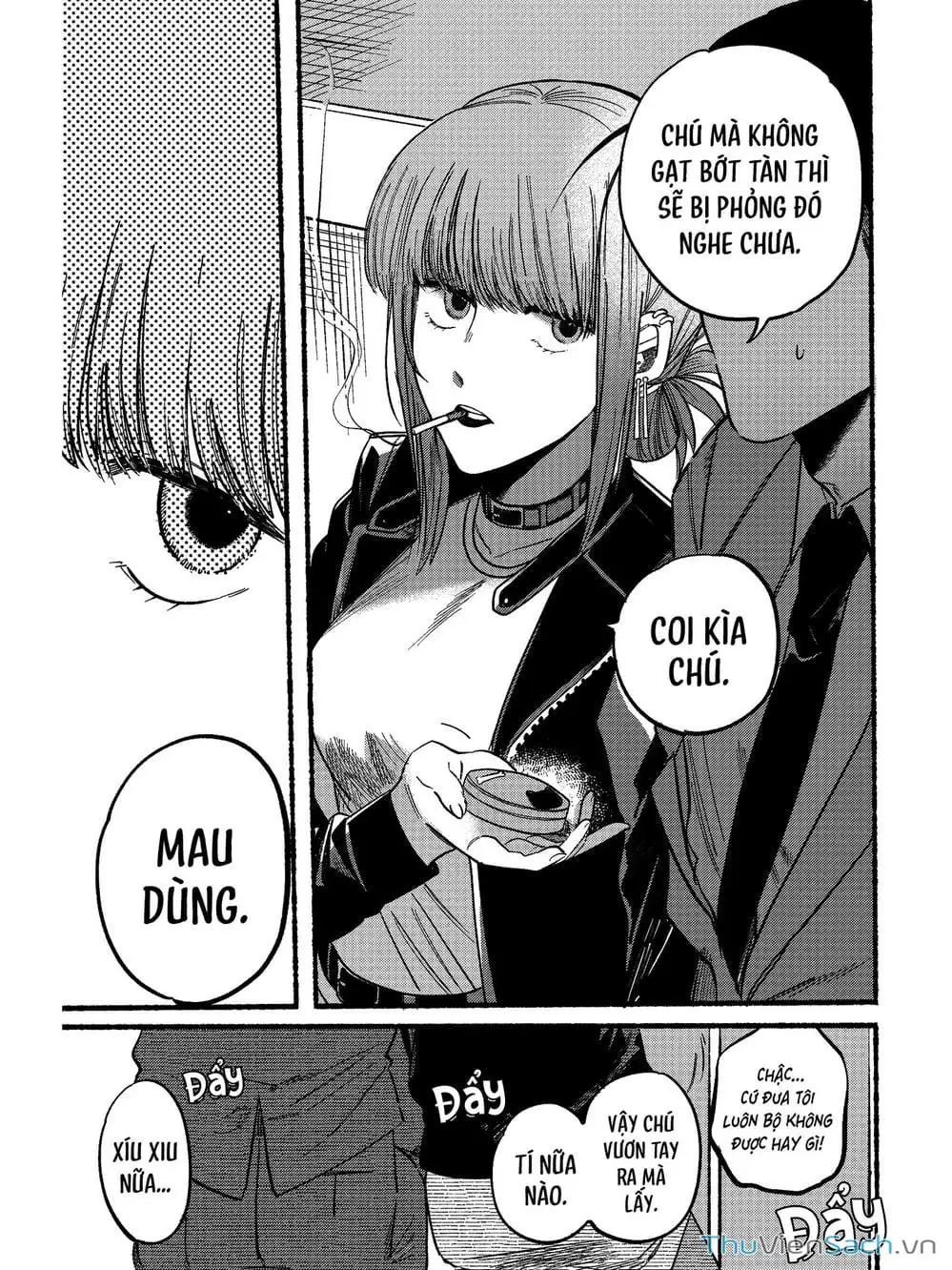 Truyện Tranh Tại Phía Sau Siêu Thị Cùng Em Hút Thuốc - Suupaa No Ura Yani Suu Hanashi trang 4