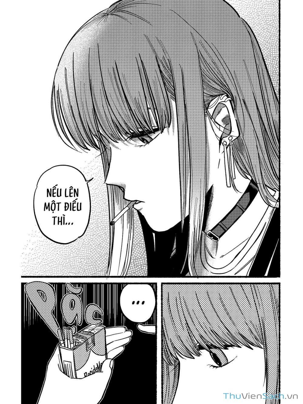 Truyện Tranh Tại Phía Sau Siêu Thị Cùng Em Hút Thuốc - Suupaa No Ura Yani Suu Hanashi trang 4