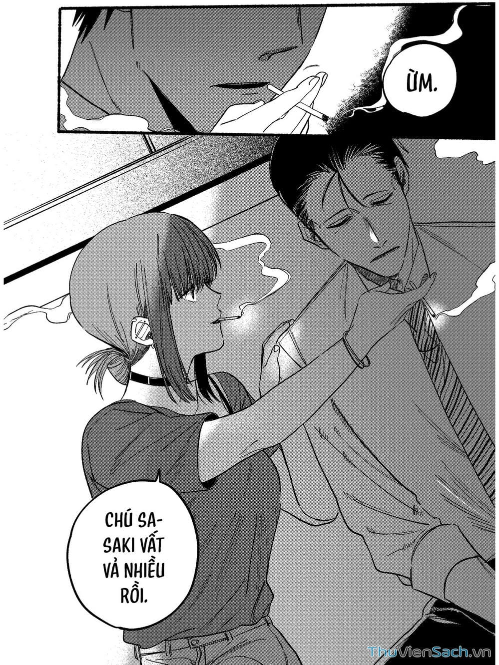 Truyện Tranh Tại Phía Sau Siêu Thị Cùng Em Hút Thuốc - Suupaa No Ura Yani Suu Hanashi trang 4