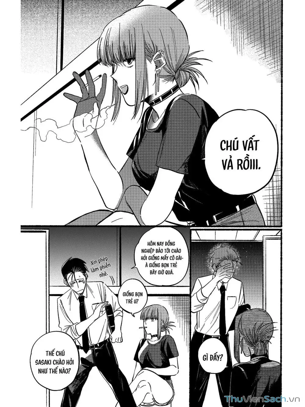 Truyện Tranh Tại Phía Sau Siêu Thị Cùng Em Hút Thuốc - Suupaa No Ura Yani Suu Hanashi trang 4