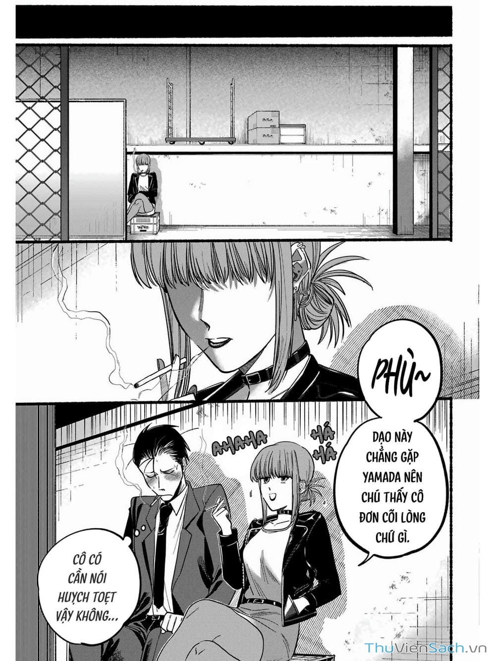 Truyện Tranh Tại Phía Sau Siêu Thị Cùng Em Hút Thuốc - Suupaa No Ura Yani Suu Hanashi trang 4