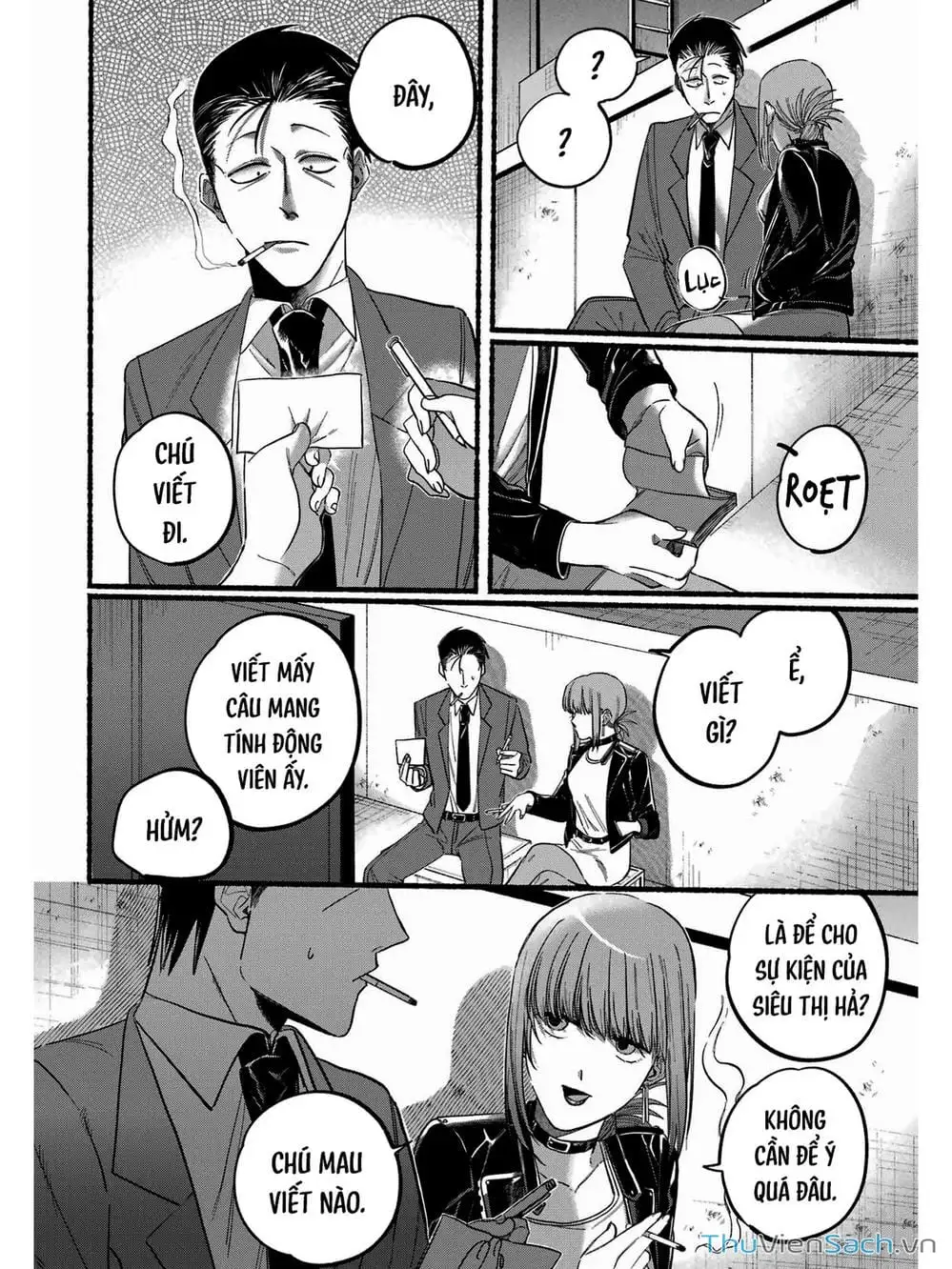 Truyện Tranh Tại Phía Sau Siêu Thị Cùng Em Hút Thuốc - Suupaa No Ura Yani Suu Hanashi trang 4