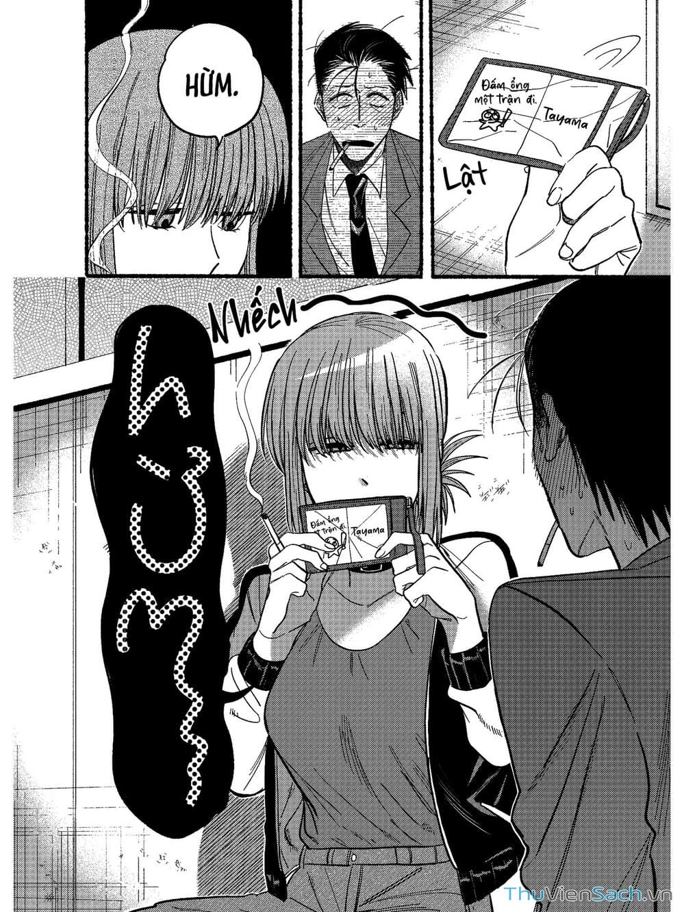 Truyện Tranh Tại Phía Sau Siêu Thị Cùng Em Hút Thuốc - Suupaa No Ura Yani Suu Hanashi trang 4