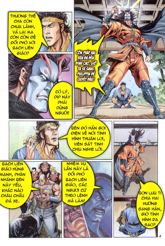 Truyện Tranh Tân Tác Long Hổ Môn trang 4