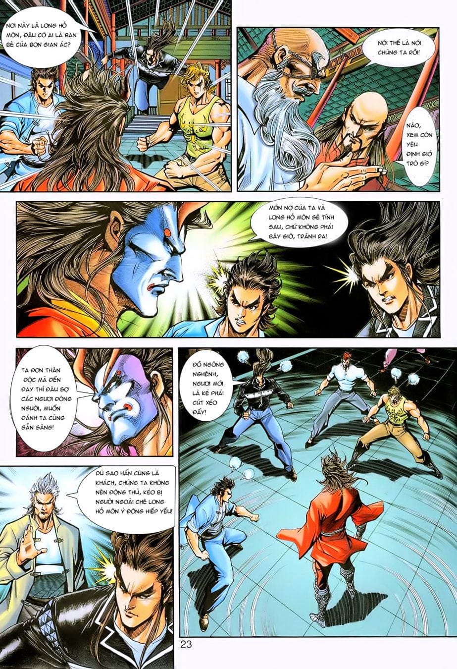 Truyện Tranh Tân Tác Long Hổ Môn trang 4
