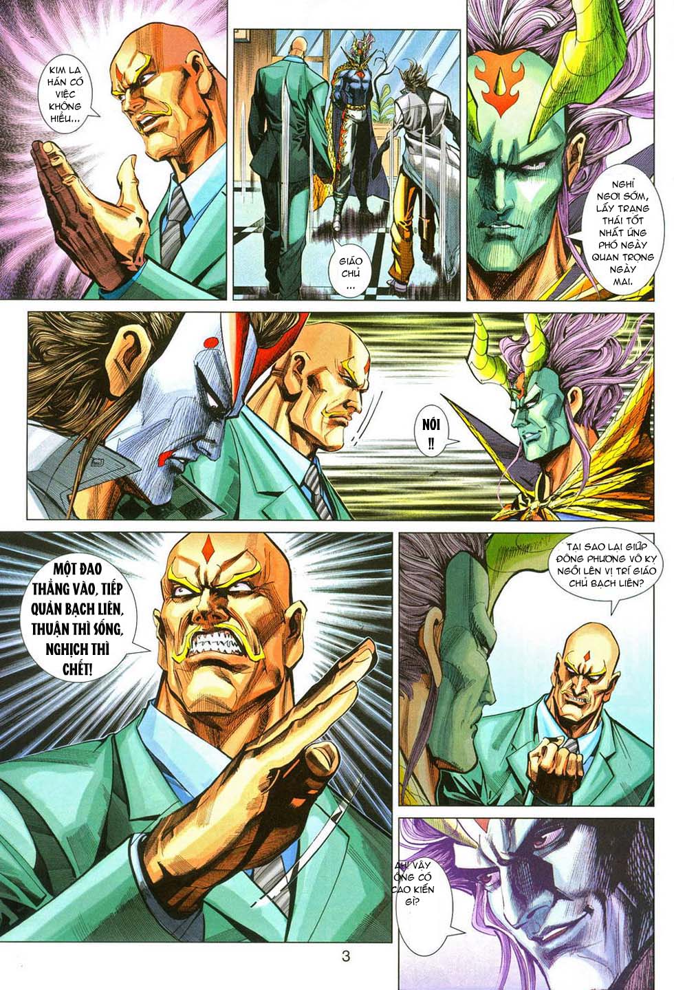 Truyện Tranh Tân Tác Long Hổ Môn trang 4