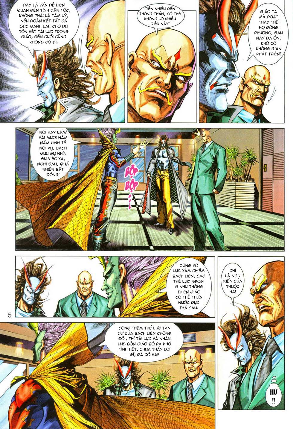Truyện Tranh Tân Tác Long Hổ Môn trang 4