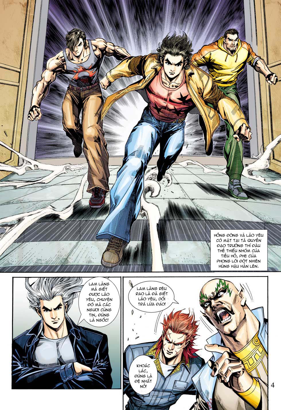 Truyện Tranh Tân Tác Long Hổ Môn trang 4