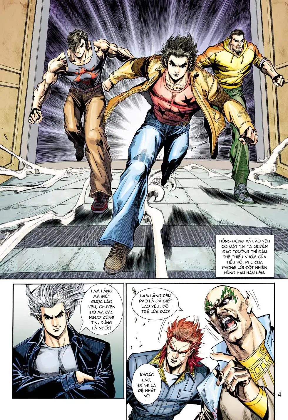 Truyện Tranh Tân Tác Long Hổ Môn trang 4