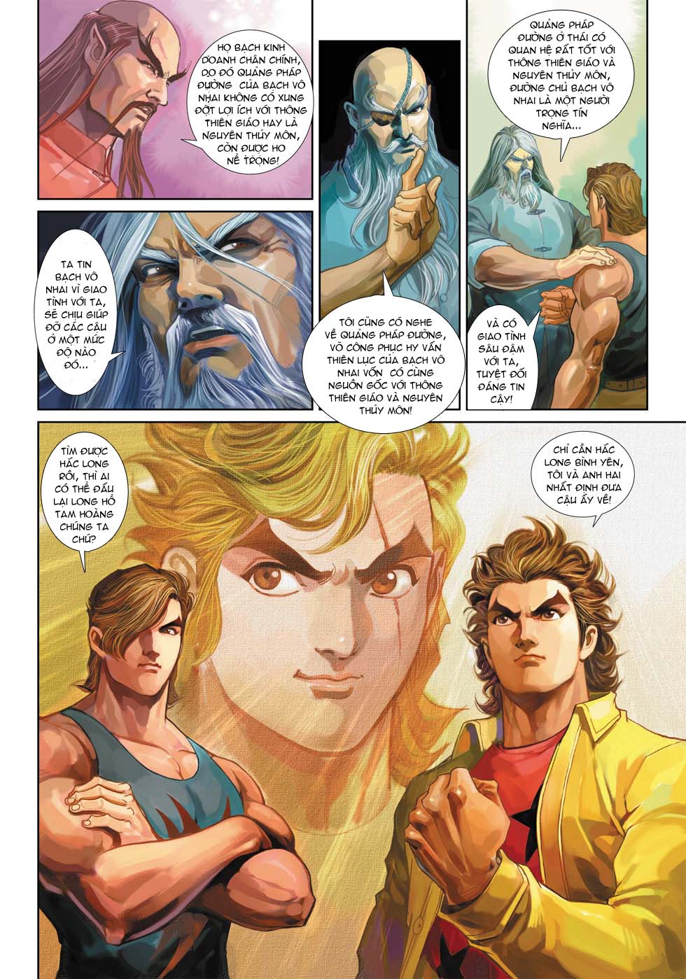 Truyện Tranh Tân Tác Long Hổ Môn trang 4