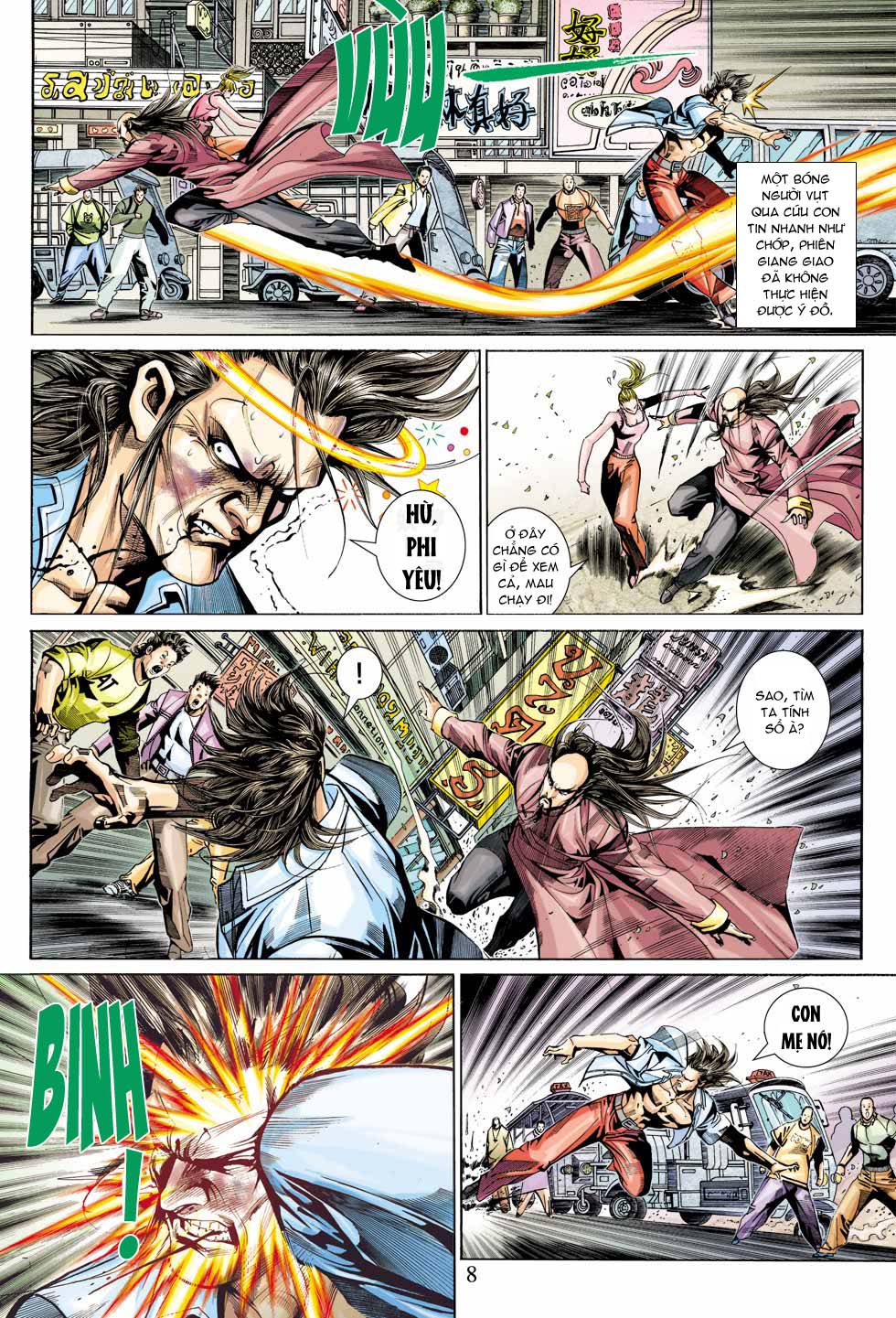 Truyện Tranh Tân Tác Long Hổ Môn trang 4