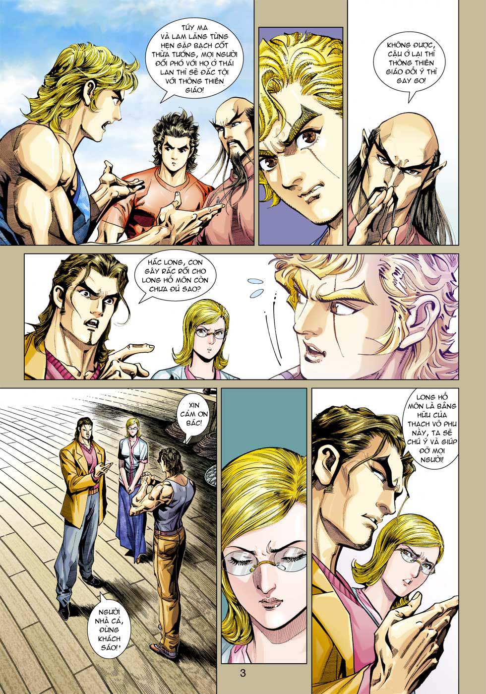 Truyện Tranh Tân Tác Long Hổ Môn trang 4