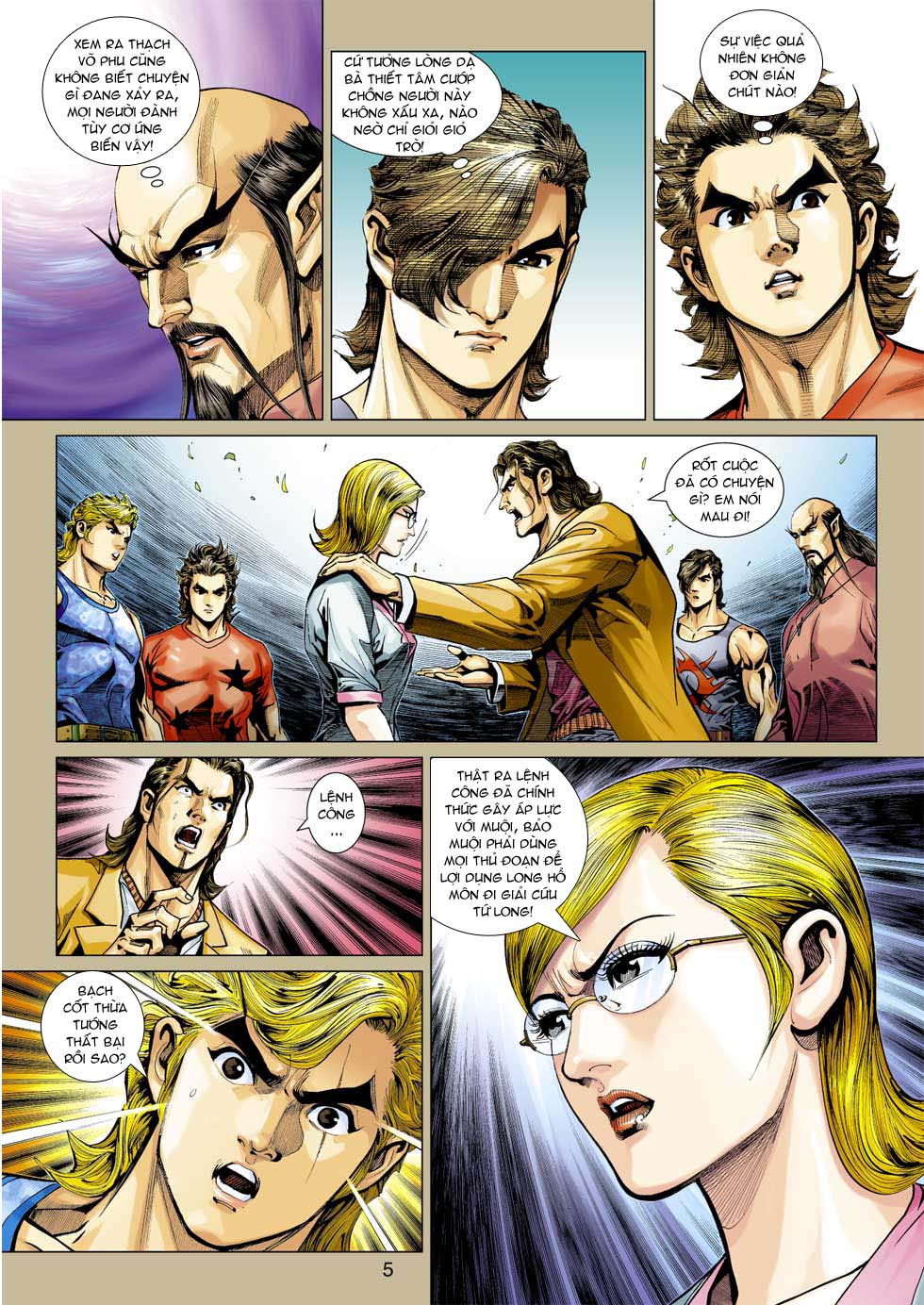 Truyện Tranh Tân Tác Long Hổ Môn trang 4