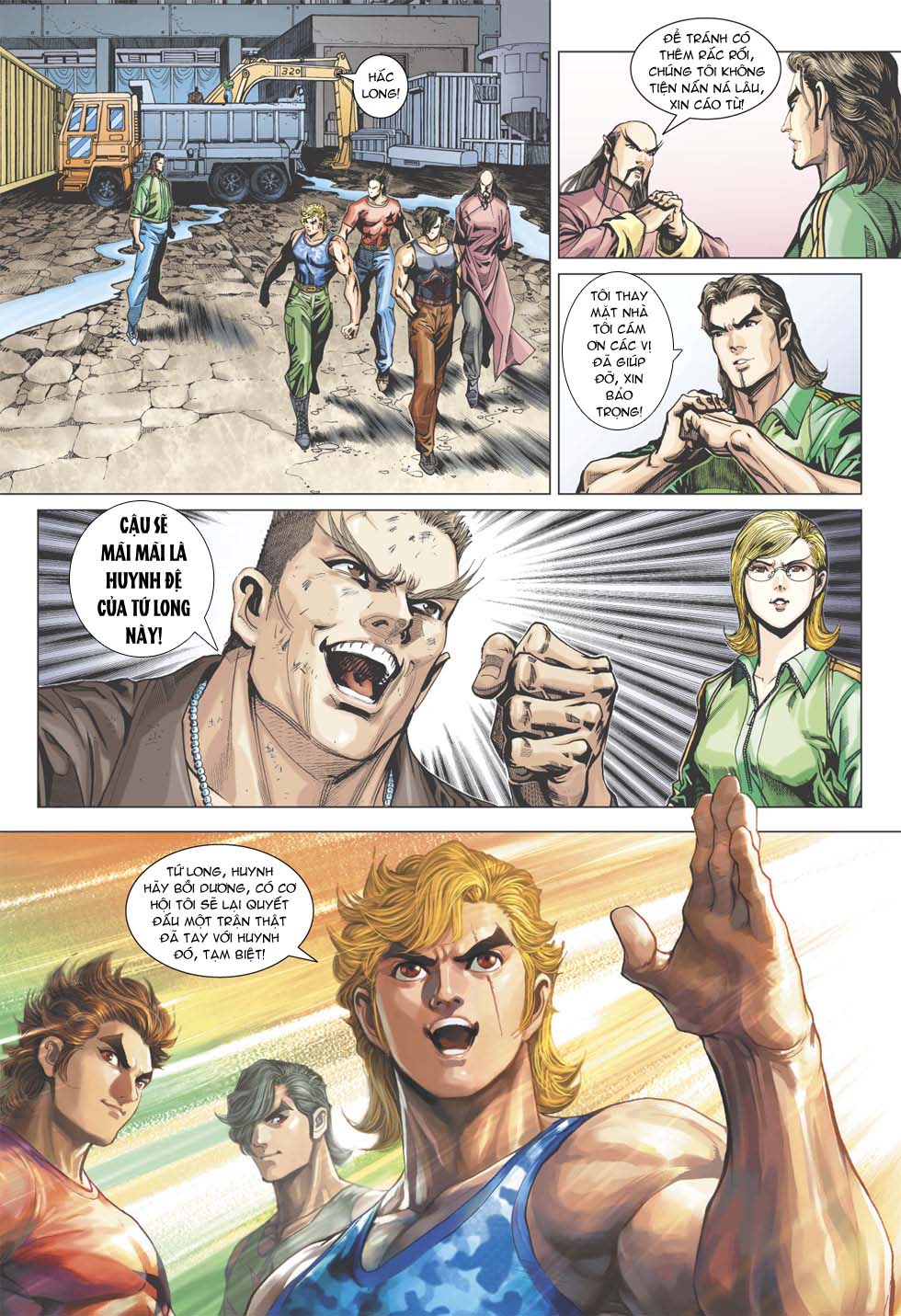 Truyện Tranh Tân Tác Long Hổ Môn trang 4