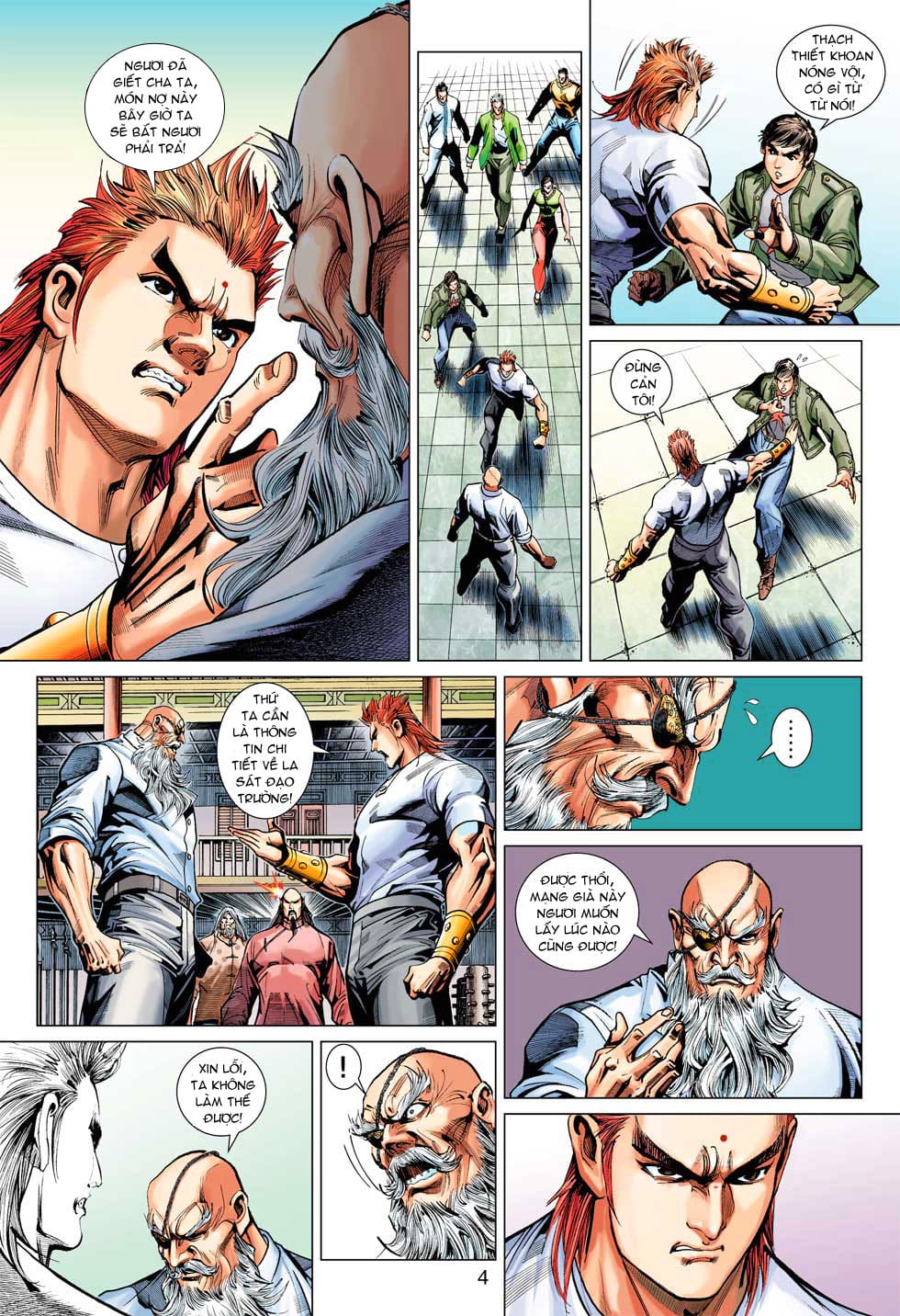 Truyện Tranh Tân Tác Long Hổ Môn trang 4