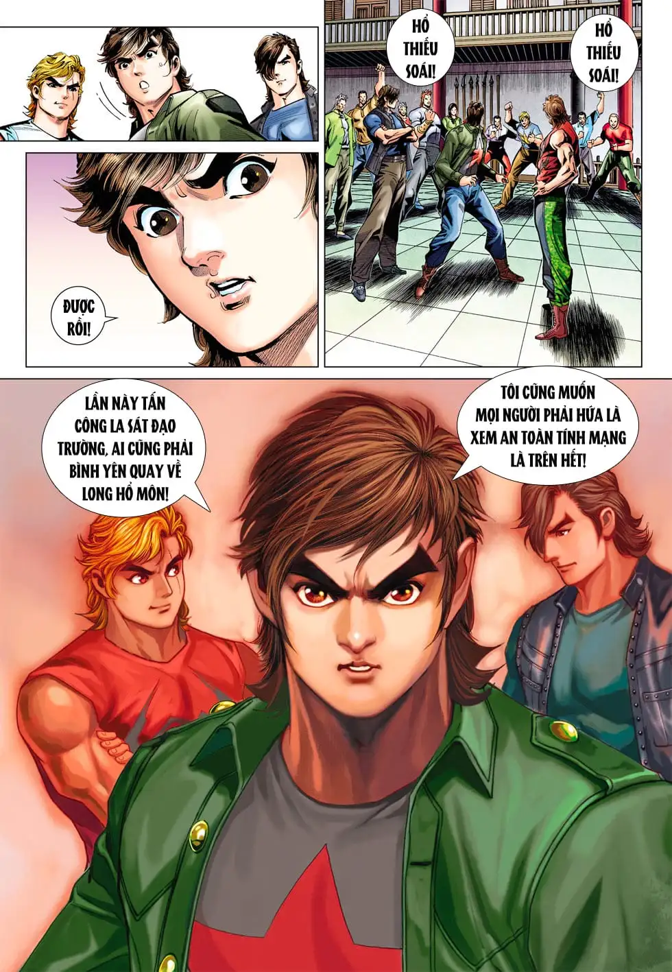 Truyện Tranh Tân Tác Long Hổ Môn trang 4