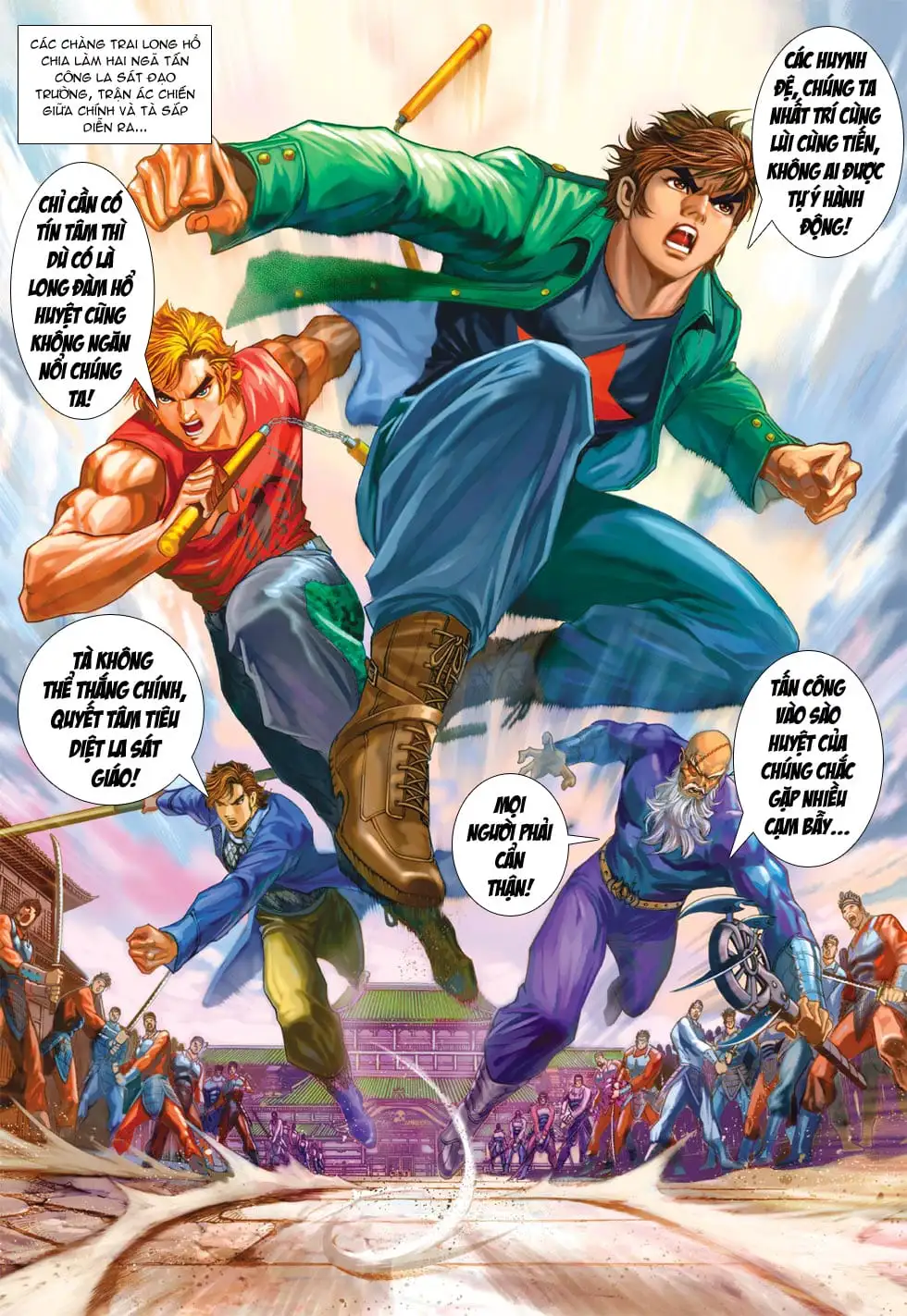 Truyện Tranh Tân Tác Long Hổ Môn trang 4