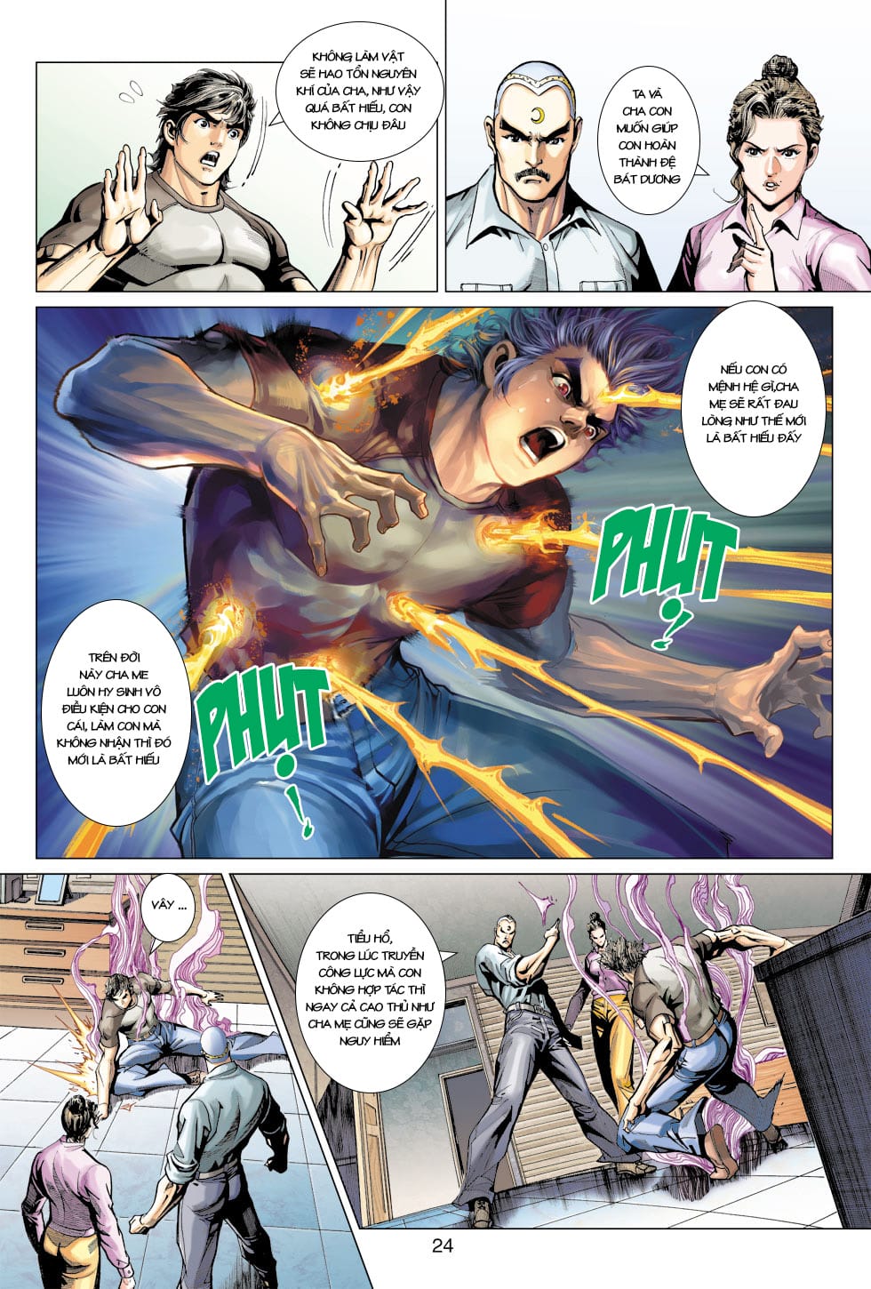 Truyện Tranh Tân Tác Long Hổ Môn trang 4