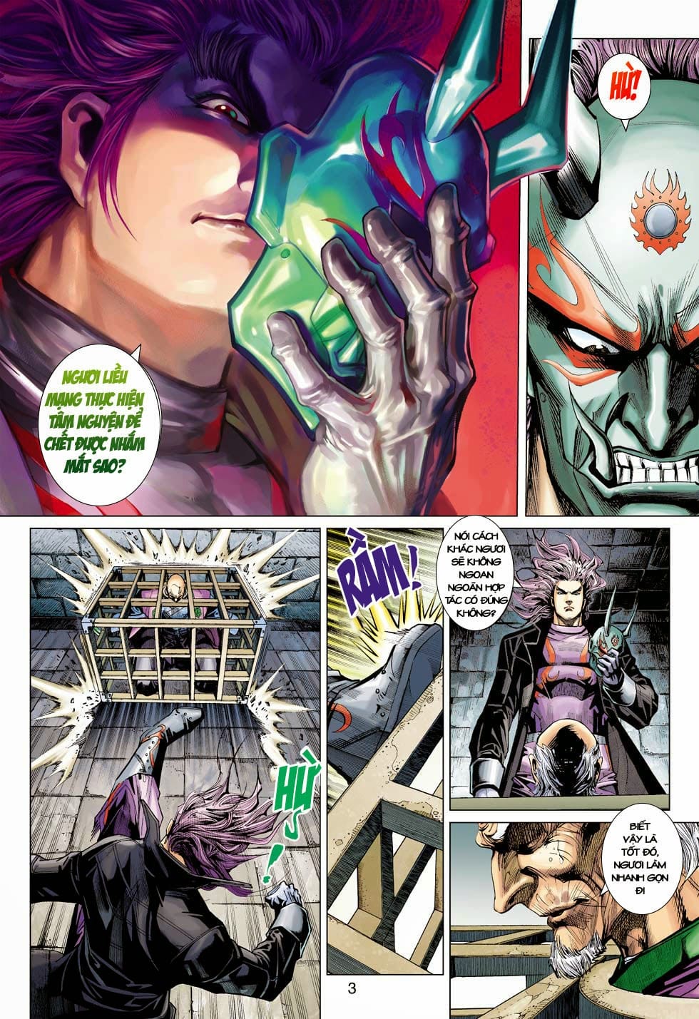 Truyện Tranh Tân Tác Long Hổ Môn trang 4