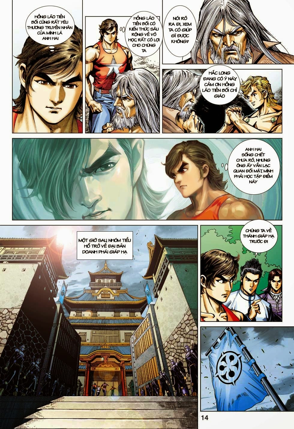 Truyện Tranh Tân Tác Long Hổ Môn trang 4