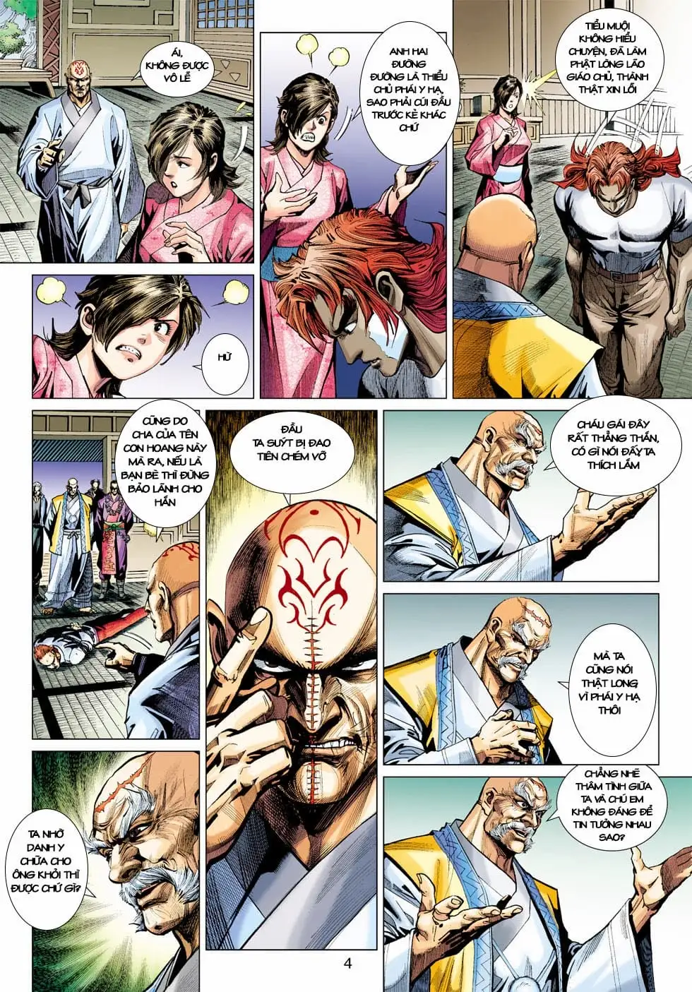 Truyện Tranh Tân Tác Long Hổ Môn trang 4