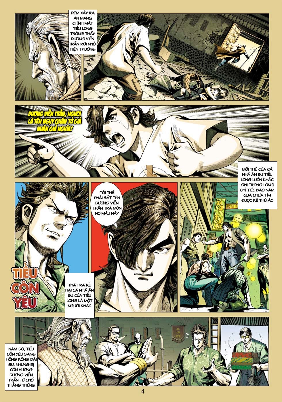 Truyện Tranh Tân Tác Long Hổ Môn trang 4