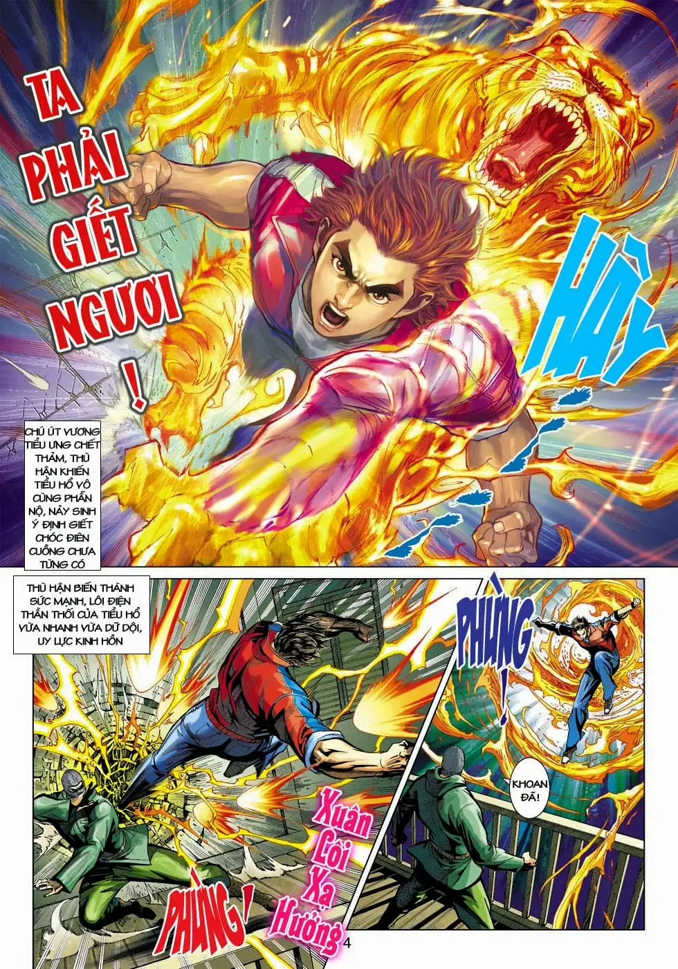 Truyện Tranh Tân Tác Long Hổ Môn trang 4